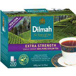 Dilmah Extra Strength Tea Bags 200pk