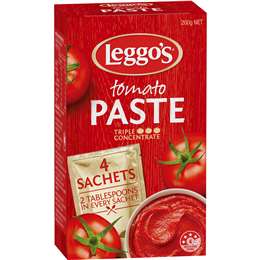 Leggo's Tomato Paste Sachets 50g x 4pk