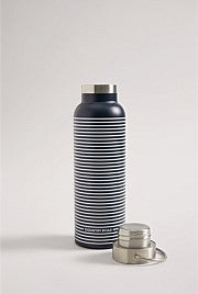 Country Road Dune Stripe Drink Bottle Navy