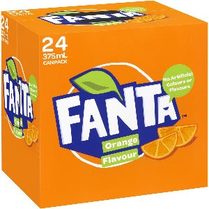 Fanta Can 375ml Orange x 24 pack