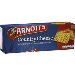 Arnott's Country Cheese 250g