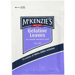 Gelatine Leaves 20g