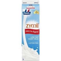 Pauls Zymil Lactose Free Low Fat 1L