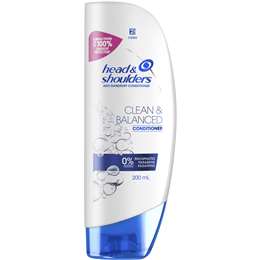 Head & Shoulders Clean & Balanced Conditioner 400mL