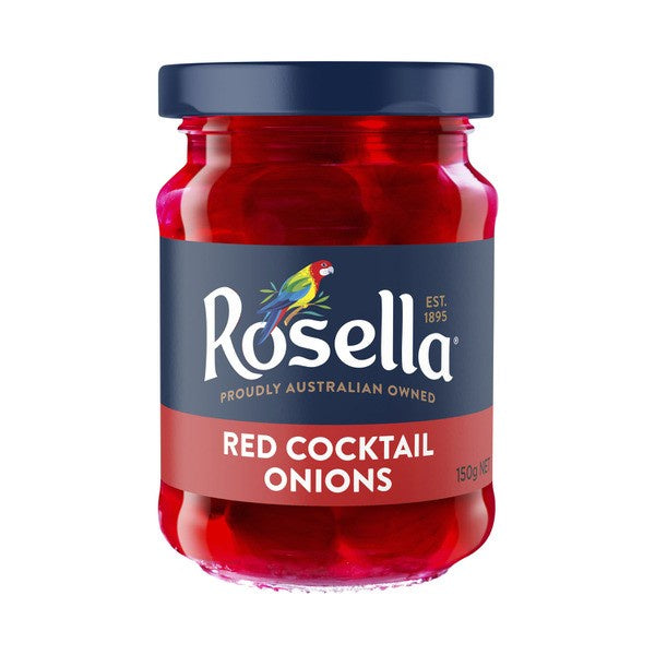 Rosella Aristocrat Cocktail Onions Red 150g