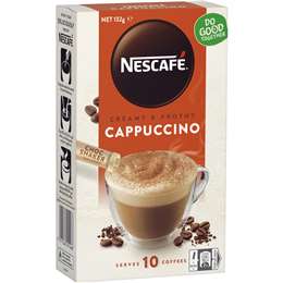 Nescafe Coffee Sachets Cappuccino 10pk