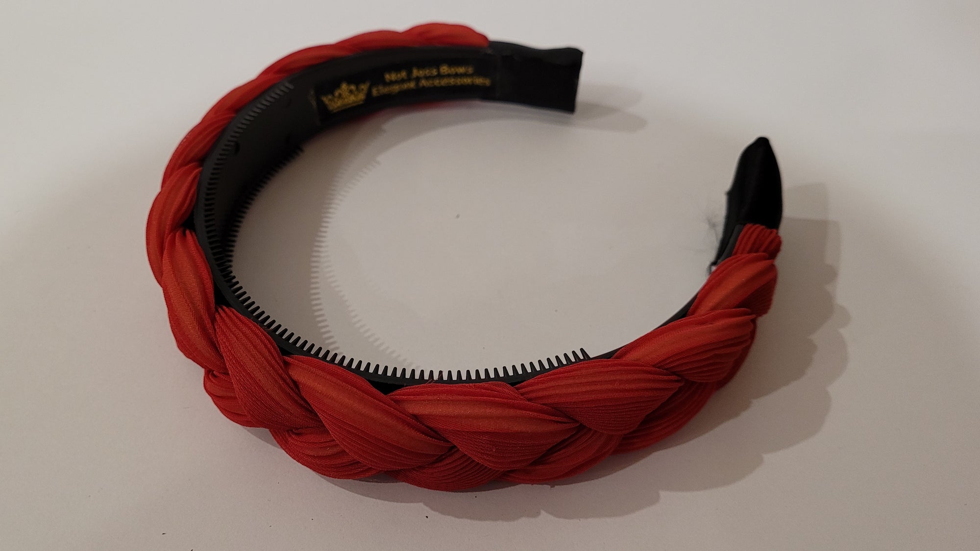 NJB Red Soft Weaved Headband $80.00