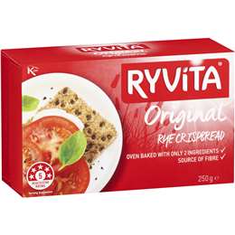 Ryvita Crispbread Original Rye 250g