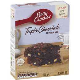 Betty Crocker Triple Chocolate Fudge Brownie Mix 500g