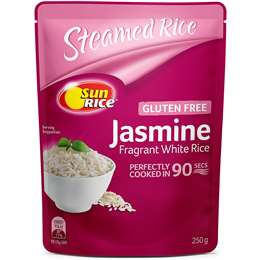 Sunrice  Microwave Jasmine Rice 250g