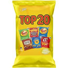 Top 20 Chips Multipack 375g