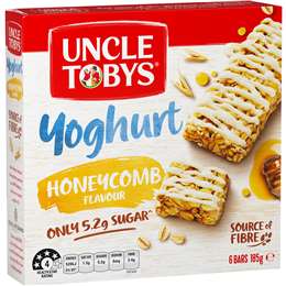 Uncle Tobys Muesli Bars Honeycomb 6pk