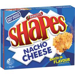 Arnott's Shapes Crackers Nacho Cheese 160g