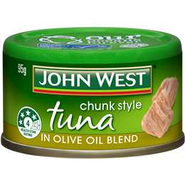 John West Tuna Chunks in Olive Oil 95g