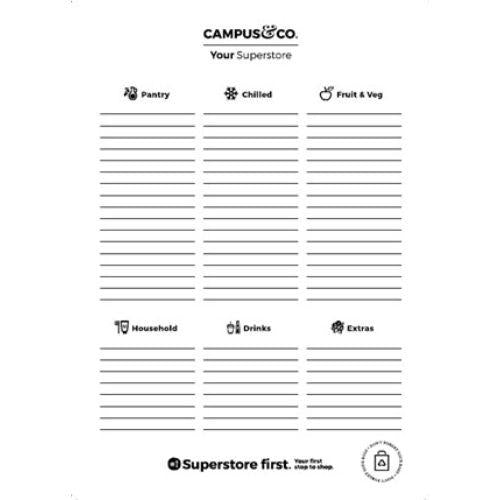 Campus&Co. A5 Shopping Pad With Magnet