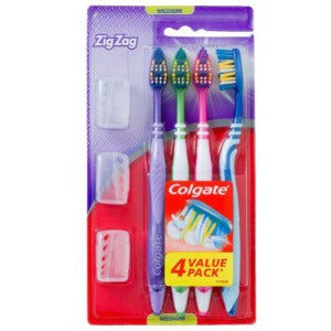 Colgate Toothbrush Zig Zag Soft  4pk