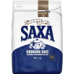 Saxa Cooking Original Salt 1kg