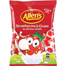 Allen's Strawberries & Cream 190g