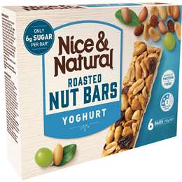 Nice & Natural Nut Bars Yoghurt 6pk