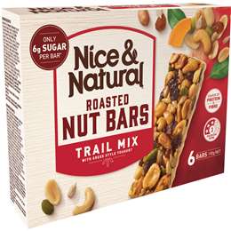 Nice & Natural Nut Bars Trail Mix 6pk