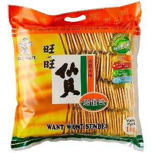 Want Want Rice Crackers Value Pack 1kg