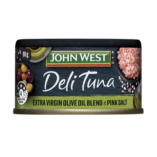 John West Deli Tuna Extra Virgin Olive Oil and Pink Salt 90g