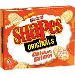 Arnott's Shapes Crackers Chicken Crimpy 175g