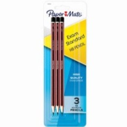 Papermate Pencil HB Woodcase 3pk