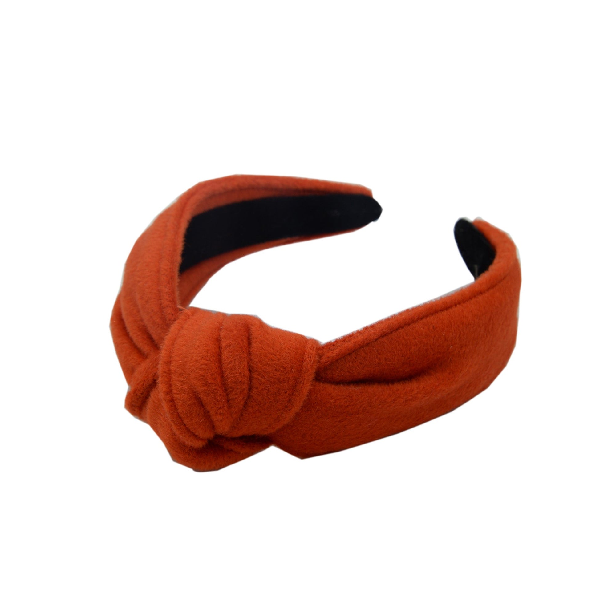 Panache Winter Woollen Knot Headband - Tangerine