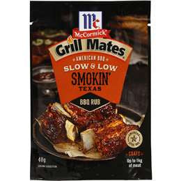 McCormicks Grill Mates Smokin Texas BBQ Rub 40g