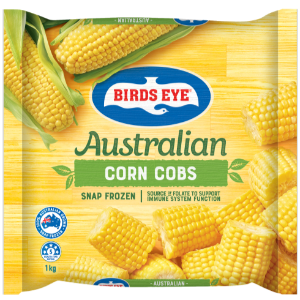 Birds Eye Snap Frozen Corn Cobs 1kg