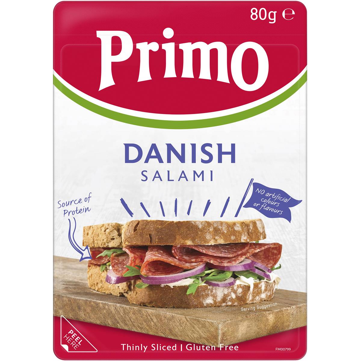 Primo Mild Danish Salami 80g