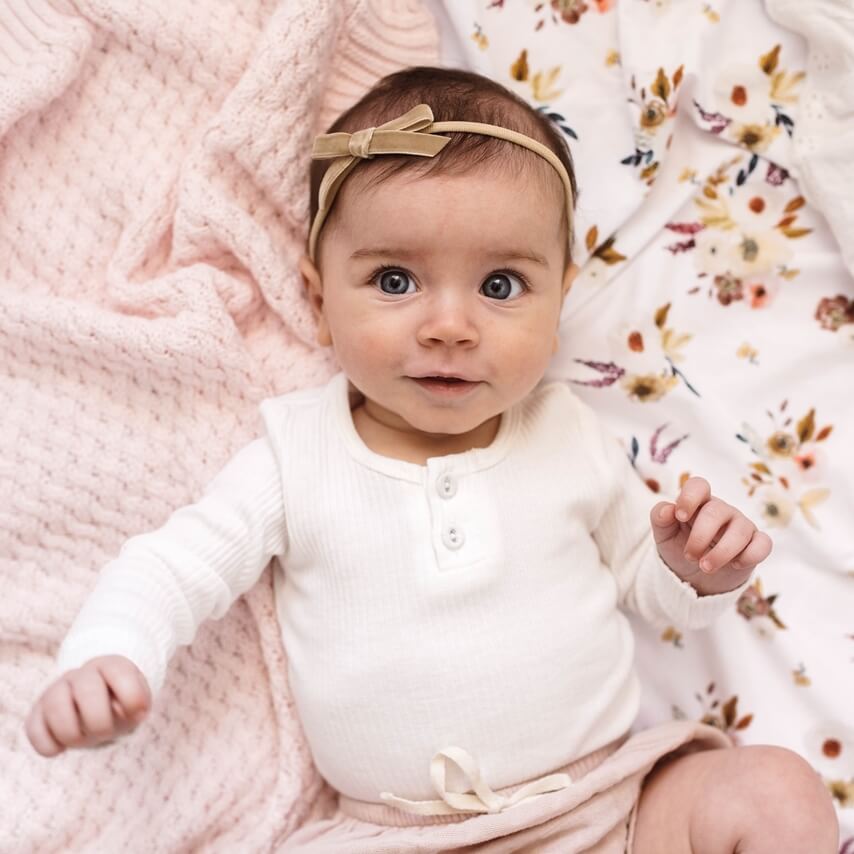 Baby Velvet Bow Headband