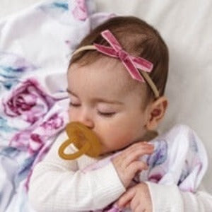 Baby Velvet Bow Headband