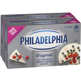 Philadelphia Cream Cheese Twin Pack (2 x 250g)