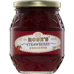 Rose's Strawberry Jam Conserve 375g