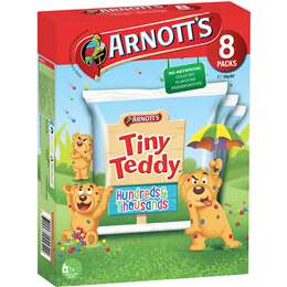 Arnott's Tiny Teddy Hundreds & Thousands Biscuits 8pk