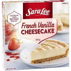 Sara Lee French Vanilla Cheesecake 360g