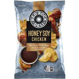 Red Rock Deli Chips Honey Soy 165g