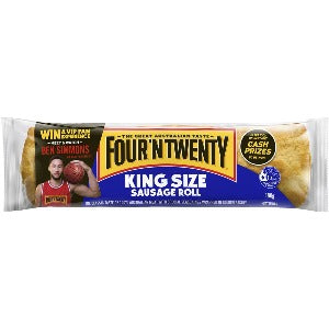 Four'n Twenty King Size Sausage Roll Single Wrap 160g