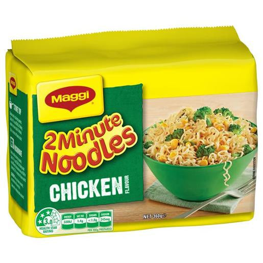 Maggi Chicken 2 Minute Noodles 5pk