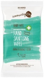 Community Co Antibacterial Wipes 20pk