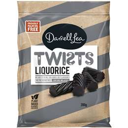 Darrell Lea Liquorice Twists  280g