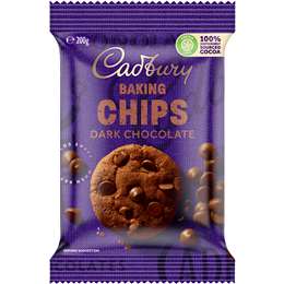 Cadbury Baking Dark Chocolate Chips 200g