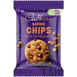 Cadbury Baking Milk Chocolate Chips 200g