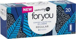 Community Co For U Liner Regular 20pack