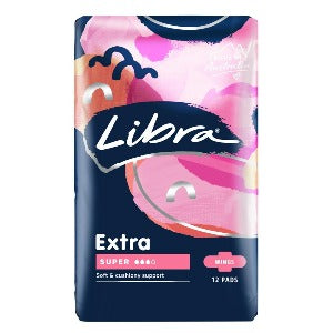 Libra Super Pads with Wings 12pk