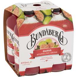 Bundaberg Guava 375ml 4pk