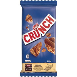 Nestle Crunch Chocolate Block 200g