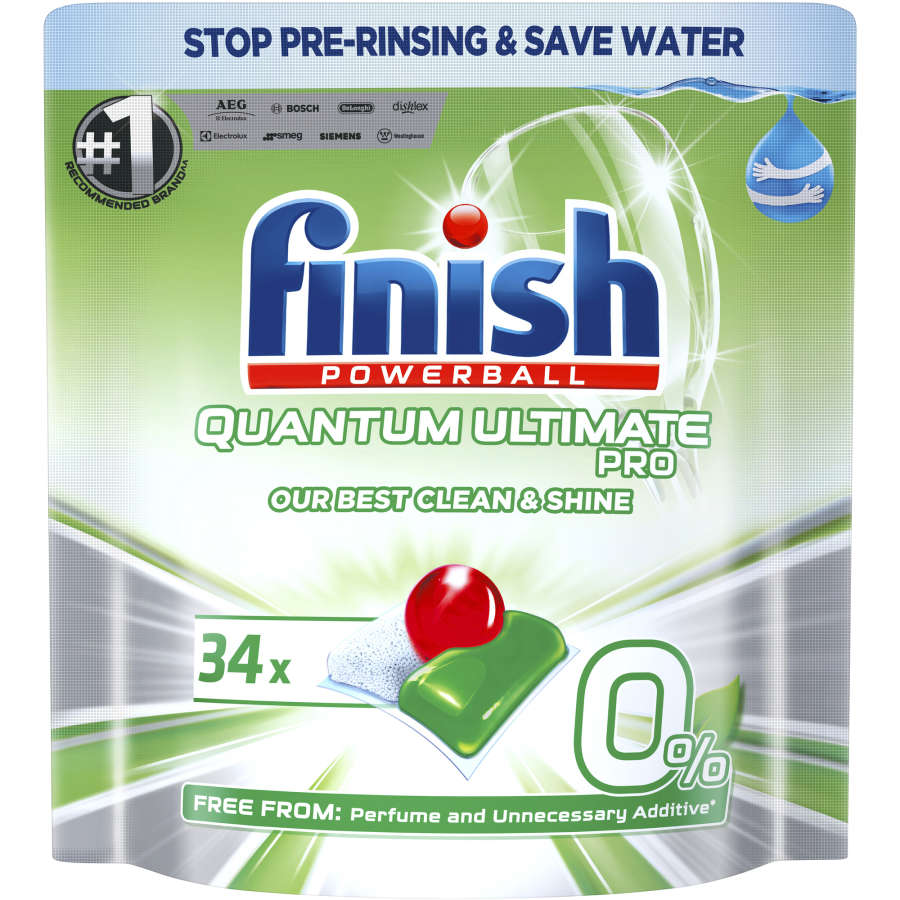 Finish 0% Dishwasher Tablets 34pk *DL